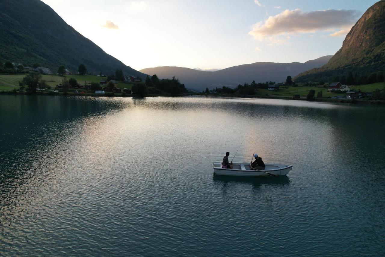 奥尔登 Loken Camping - Trivelig Og Idyllisk Ved Vannet酒店 外观 照片