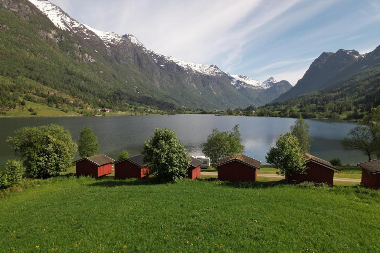奥尔登 Loken Camping - Trivelig Og Idyllisk Ved Vannet酒店 外观 照片